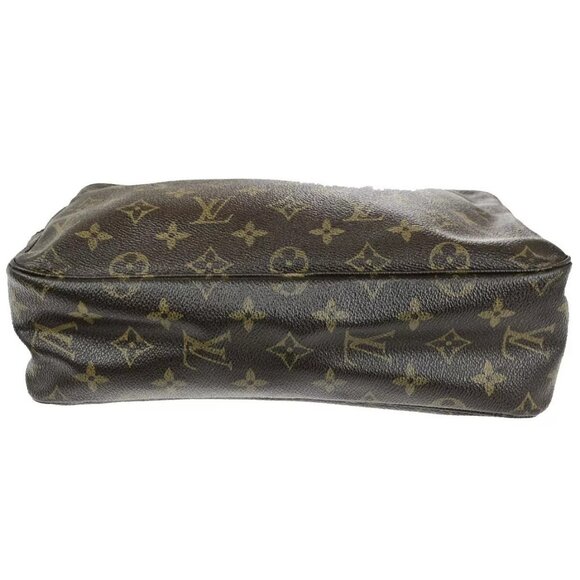 LOUIS VUITTON Trousse Toilette 28 Clutch Hand Bag Monogram Brown - Picture 9 of 16